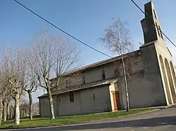 The church in Pouy-de-Touges