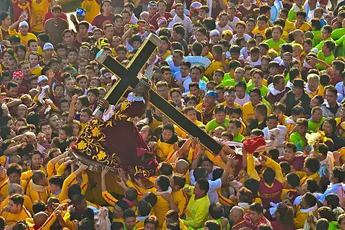 Catholic procession of the Black Nazarene in Manila