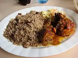 Rice and beans Belize