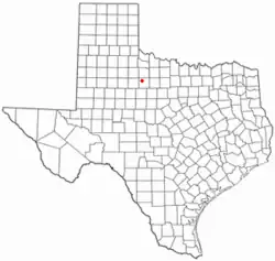 Location of Rochester, Texas